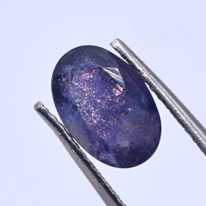 Sparkling Bloodshot Iolite Sunstone 6X9 MM Oval With Multi Glitters Sparkling Iolite Sunstone For Beautiful Jewelry Making BI-156